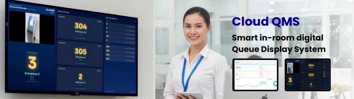 Cloud QMS Customer Queue Page